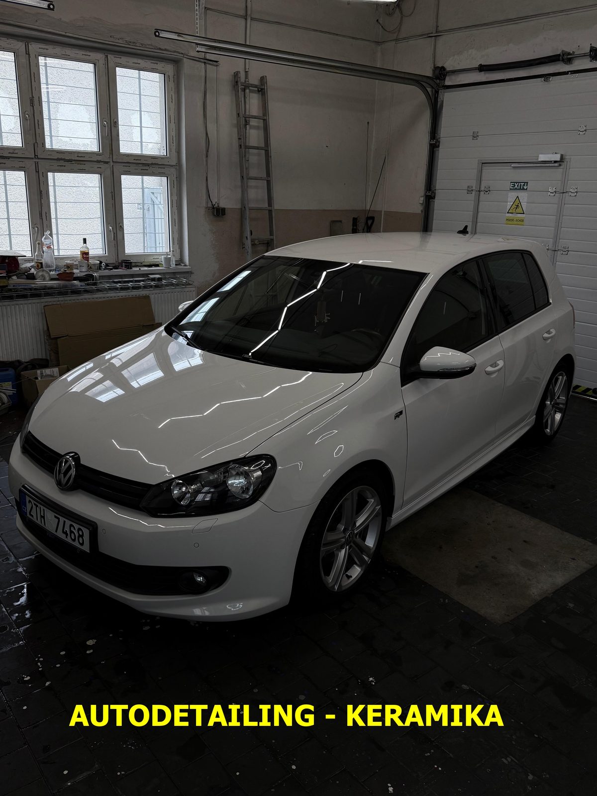 Autodetailing - keramická ochrana laku VW Golf R
