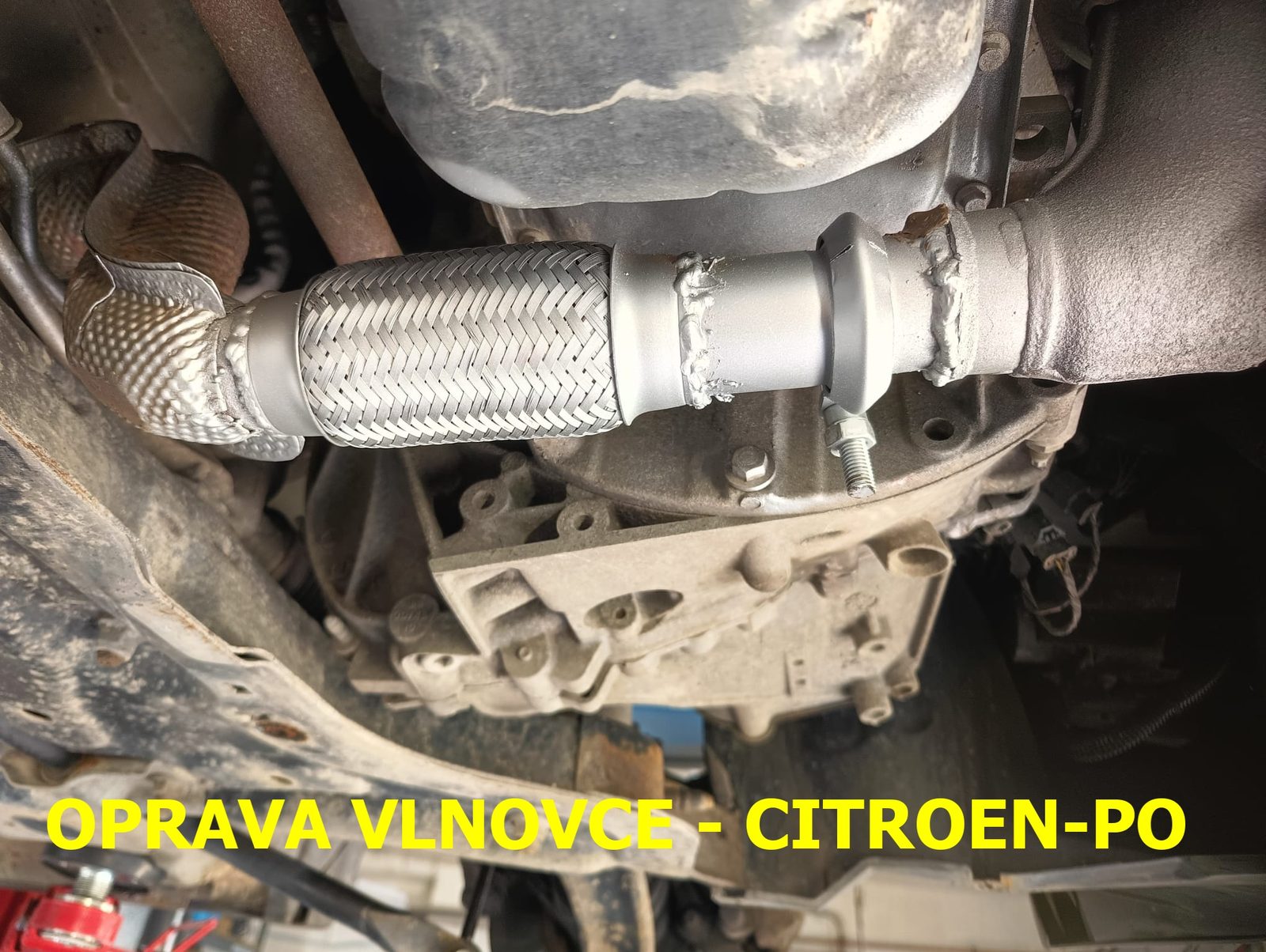 Oprava vlnovce Citroen - po opravě